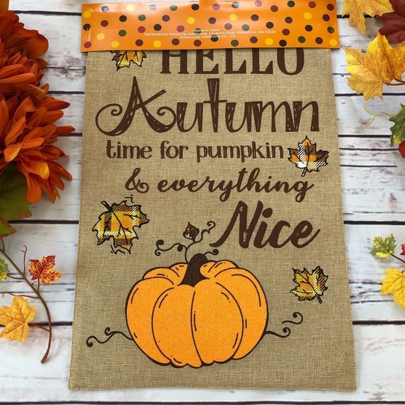 GARDEN Flag Hello Autumn - Picture 3 of 3